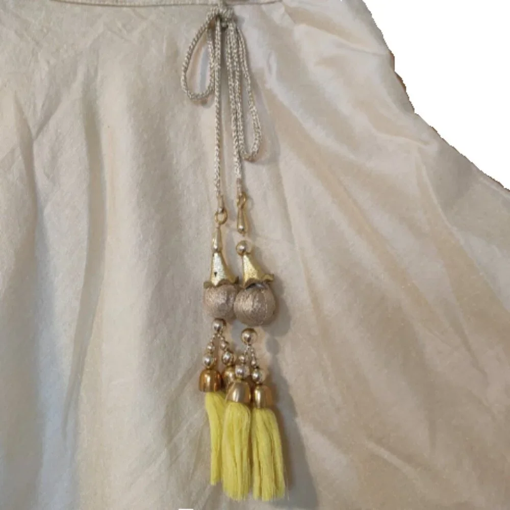 Kid/Junior Indian Skirt Lehenga Formal Gold/Champagne Junior's XS Kid's Large